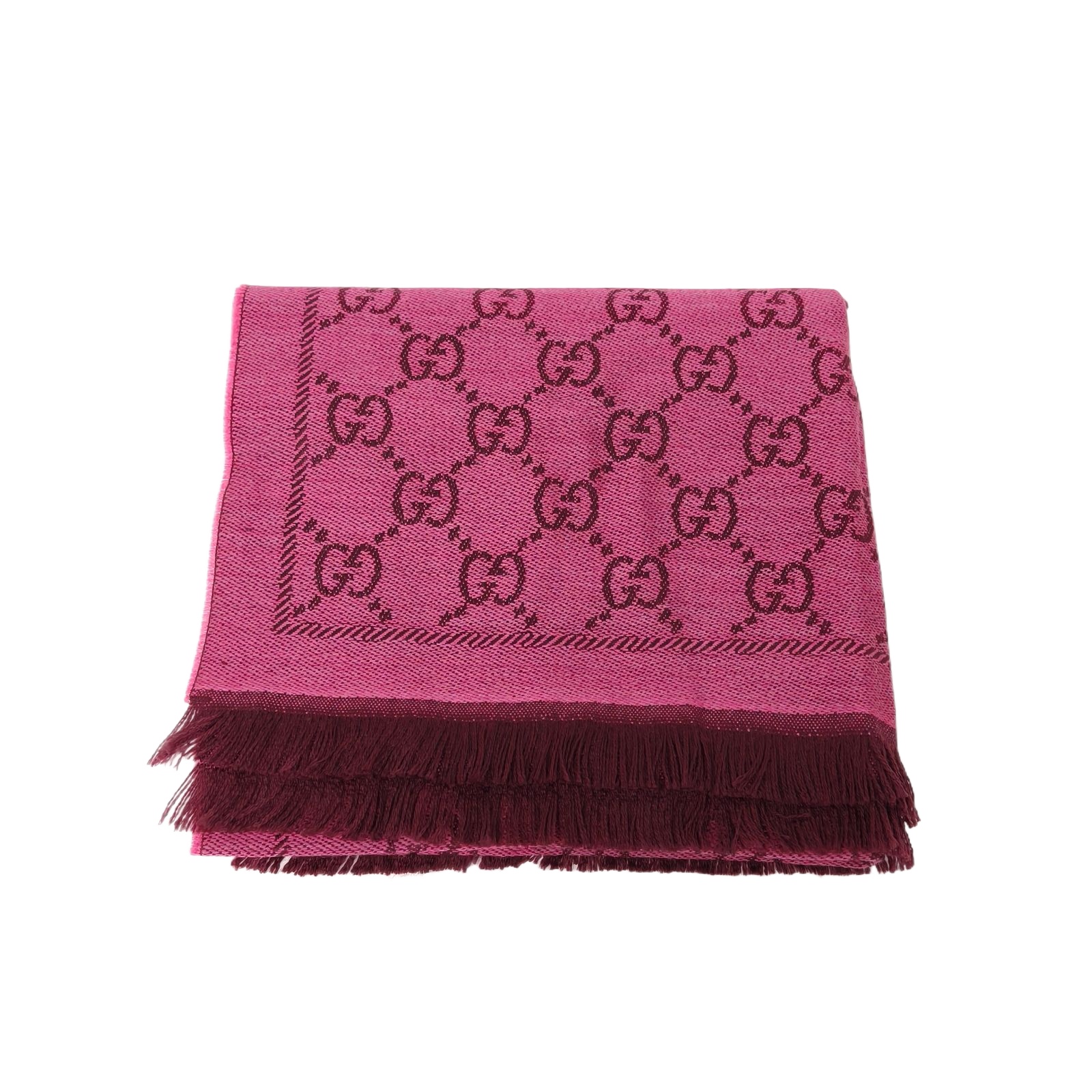 未使用 GUCCI/古驰 汤/P245927583/ 紫色 围巾