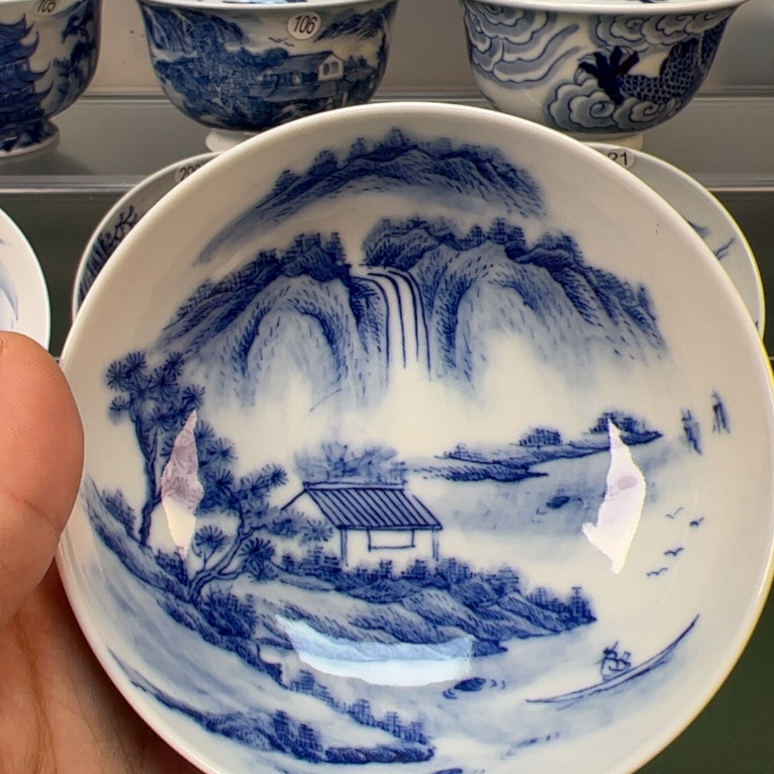 杯木木景德镇纯手绘茶具47