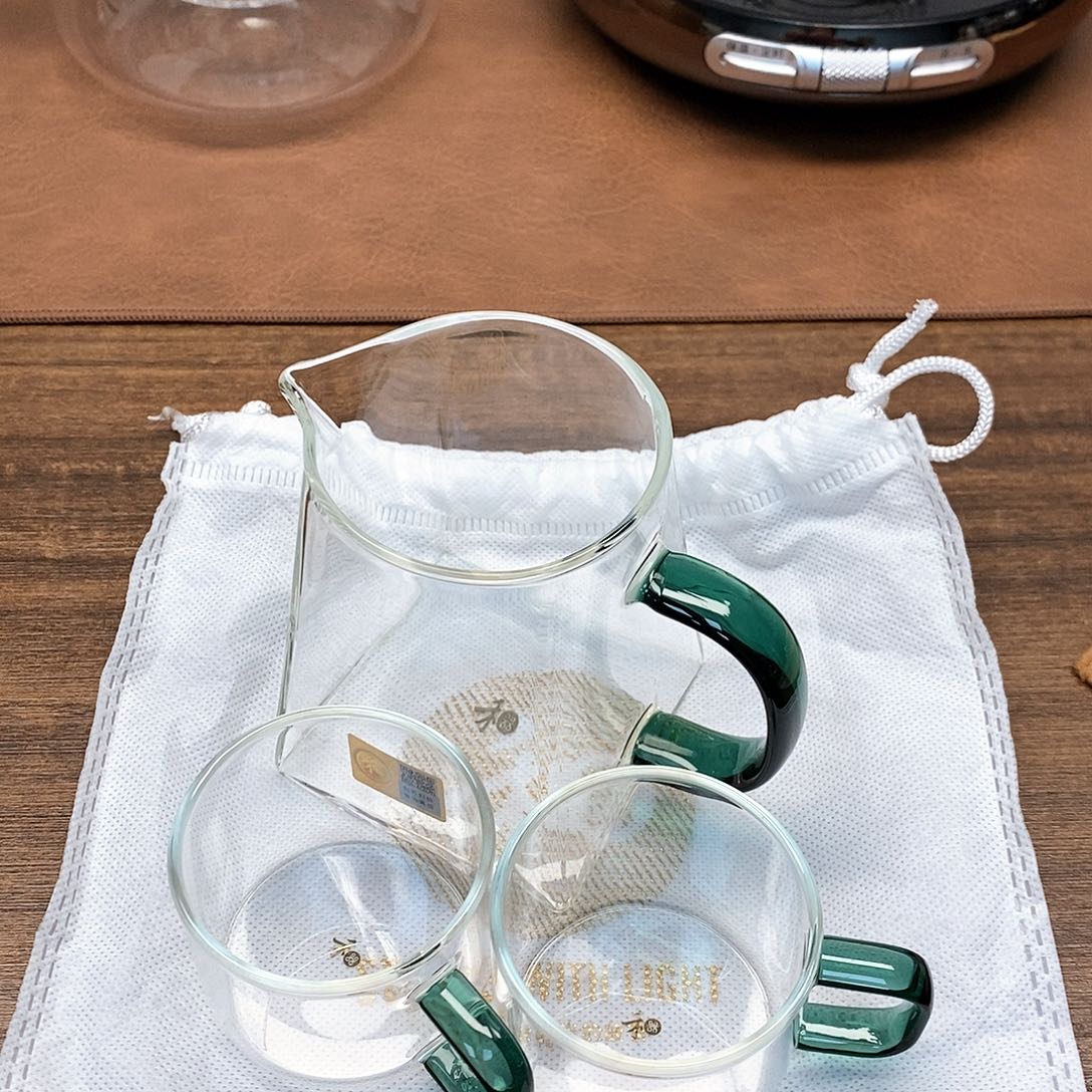 禾器/瀚然茶海/墨绿+清禾杯/墨绿