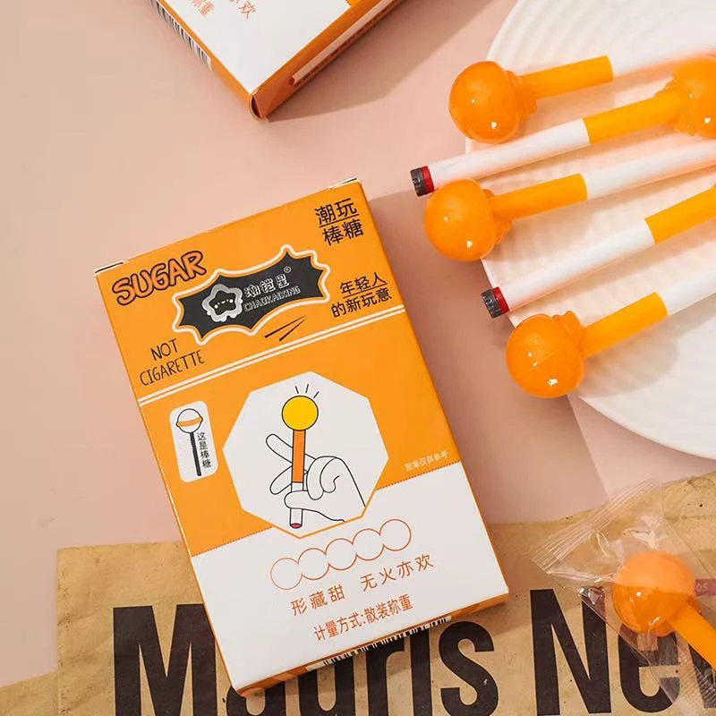 创意抽杆造型棒棒糖有趣搞笑校园休闲零食糖果