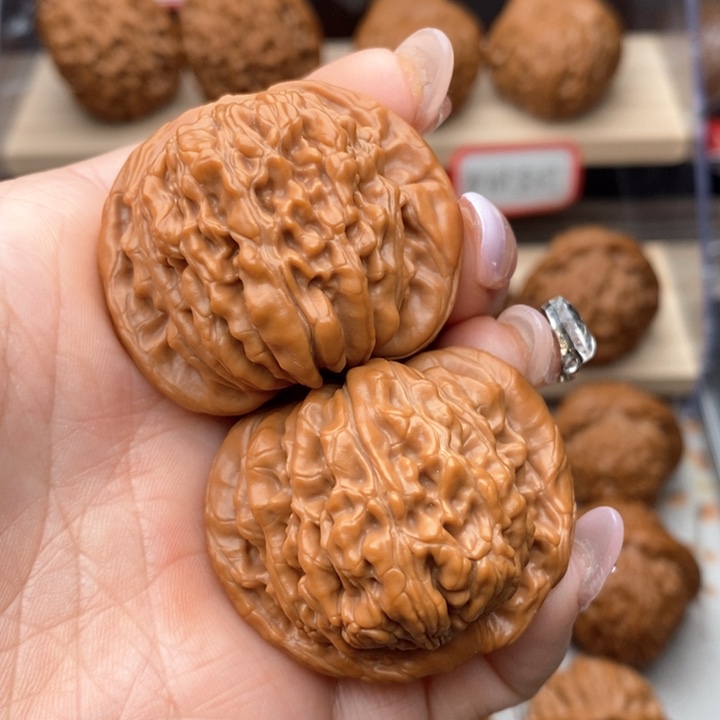 核桃把件四座楼核桃41