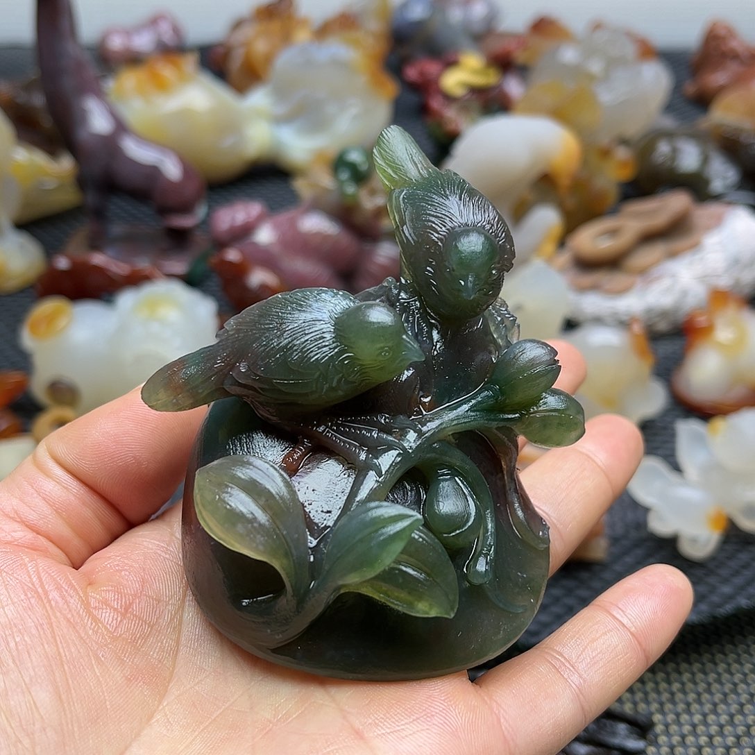 定制石英质玉摆件未镶嵌