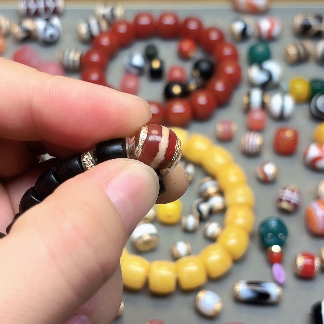 @****玛瑙/玉髓未镶嵌隔珠