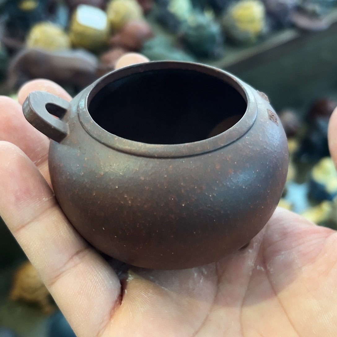 茶杯紫砂高端紫砂雕塑微瑕