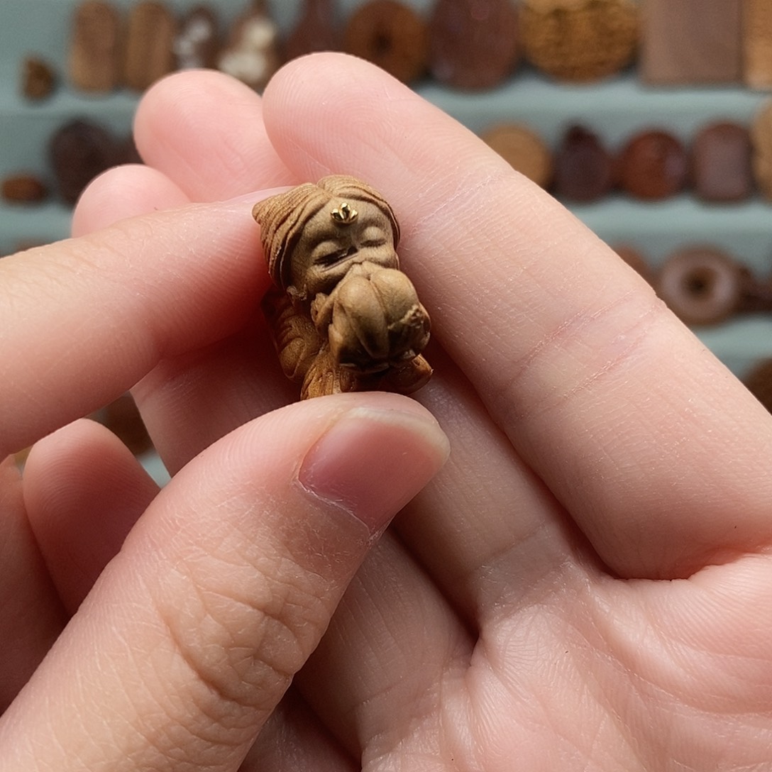 檀香木无事牌默认微瑕