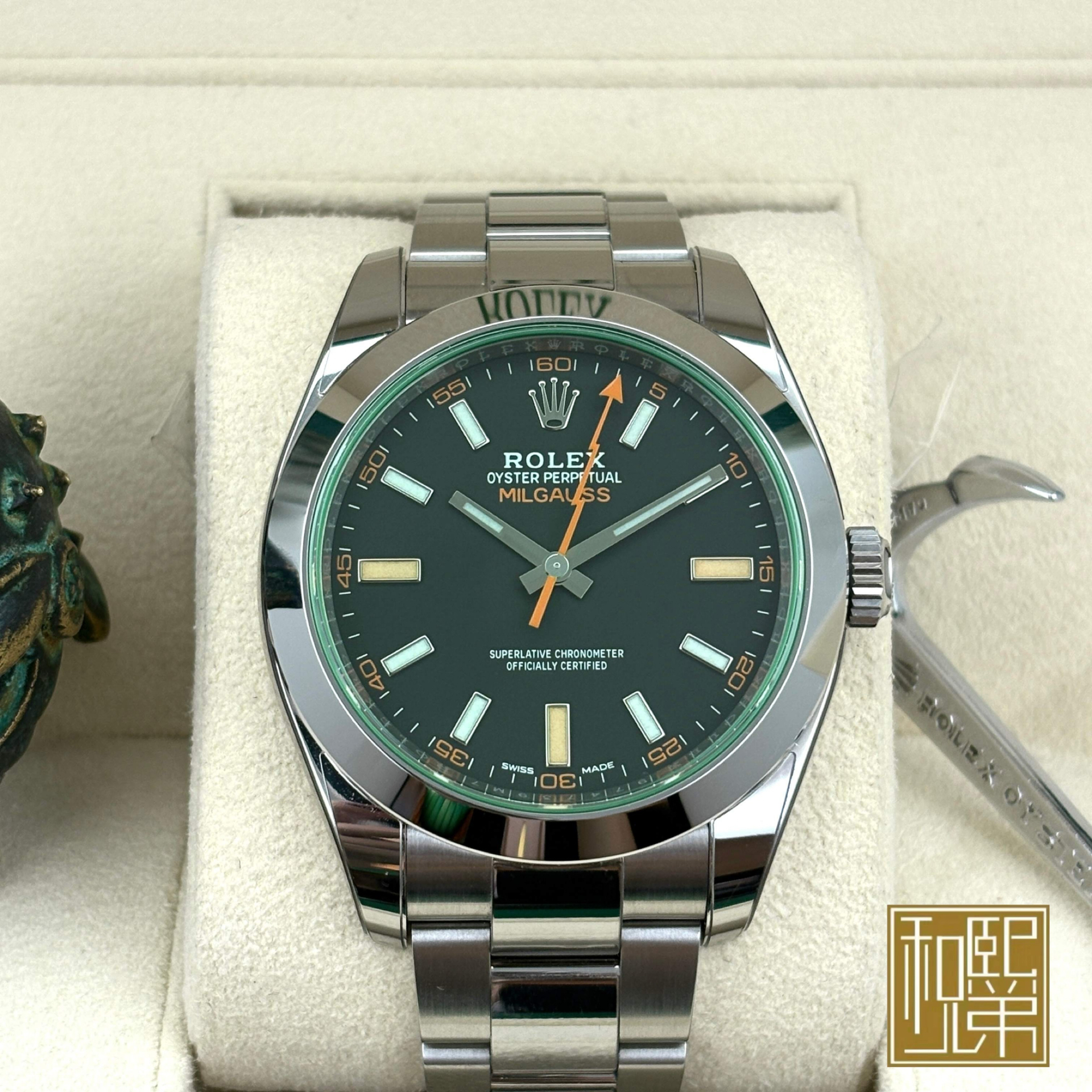 99新 Rolex/劳力士 格磁型/m116400gv-0001/绿玻璃/21全/40