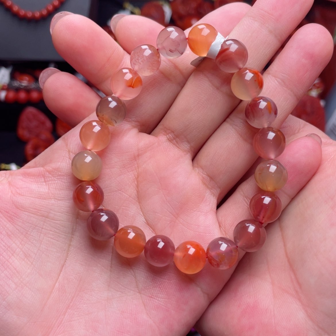 【闪购商品】南红玛瑙10➕马卡龙手串未镶嵌