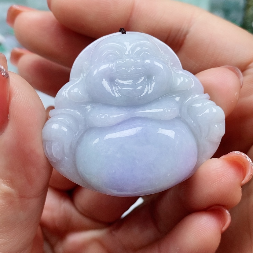 【闪购商品】翡翠颈饰未镶嵌天然翡翠A货佛公