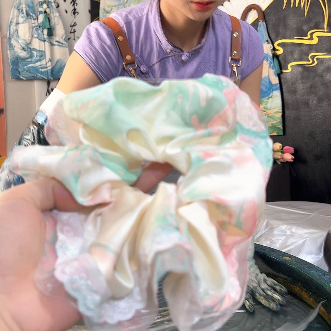192蕾丝发圈手作