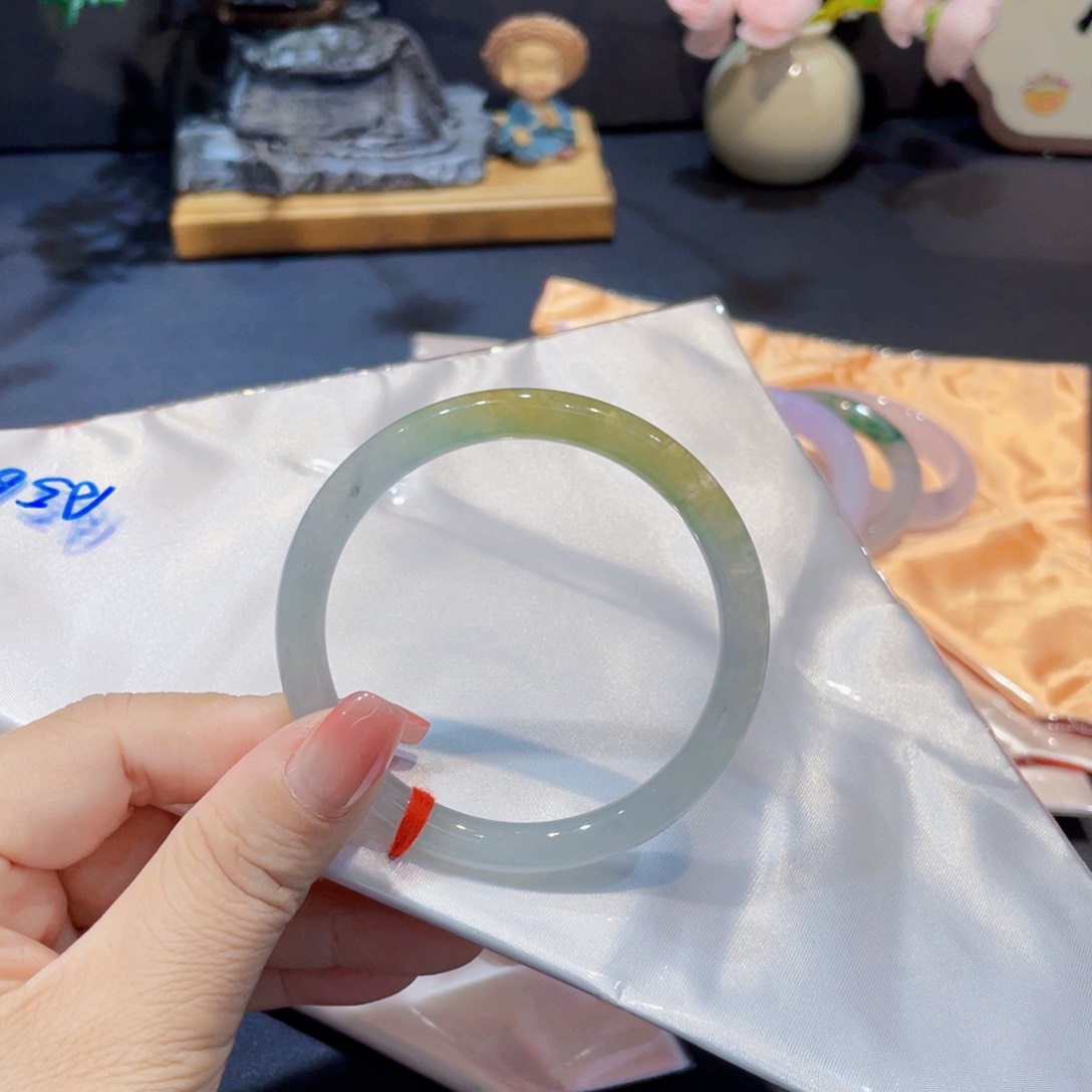 未镶嵌手镯翡翠翡翠手镯56圈