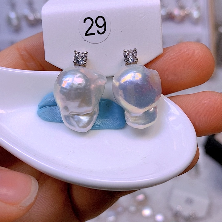 淡水珍珠颈饰银S925镶嵌