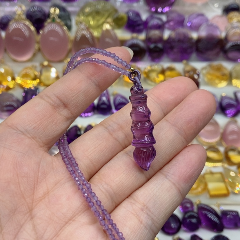 【闪购商品】水晶水晶吊坠未镶嵌