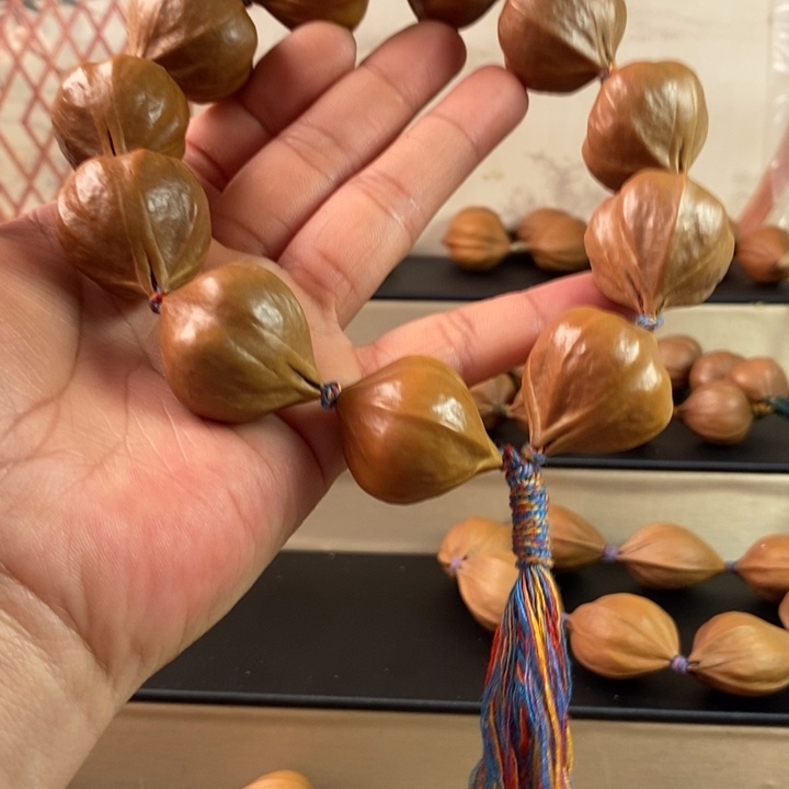 橄榄核手串/手链橄榄核2.6 手持3花