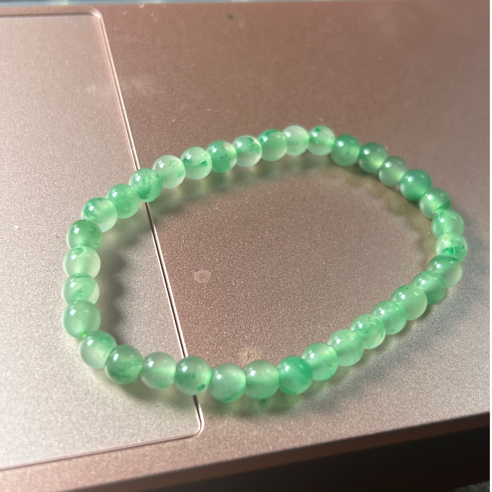 天然非洲翠卡5.3手串