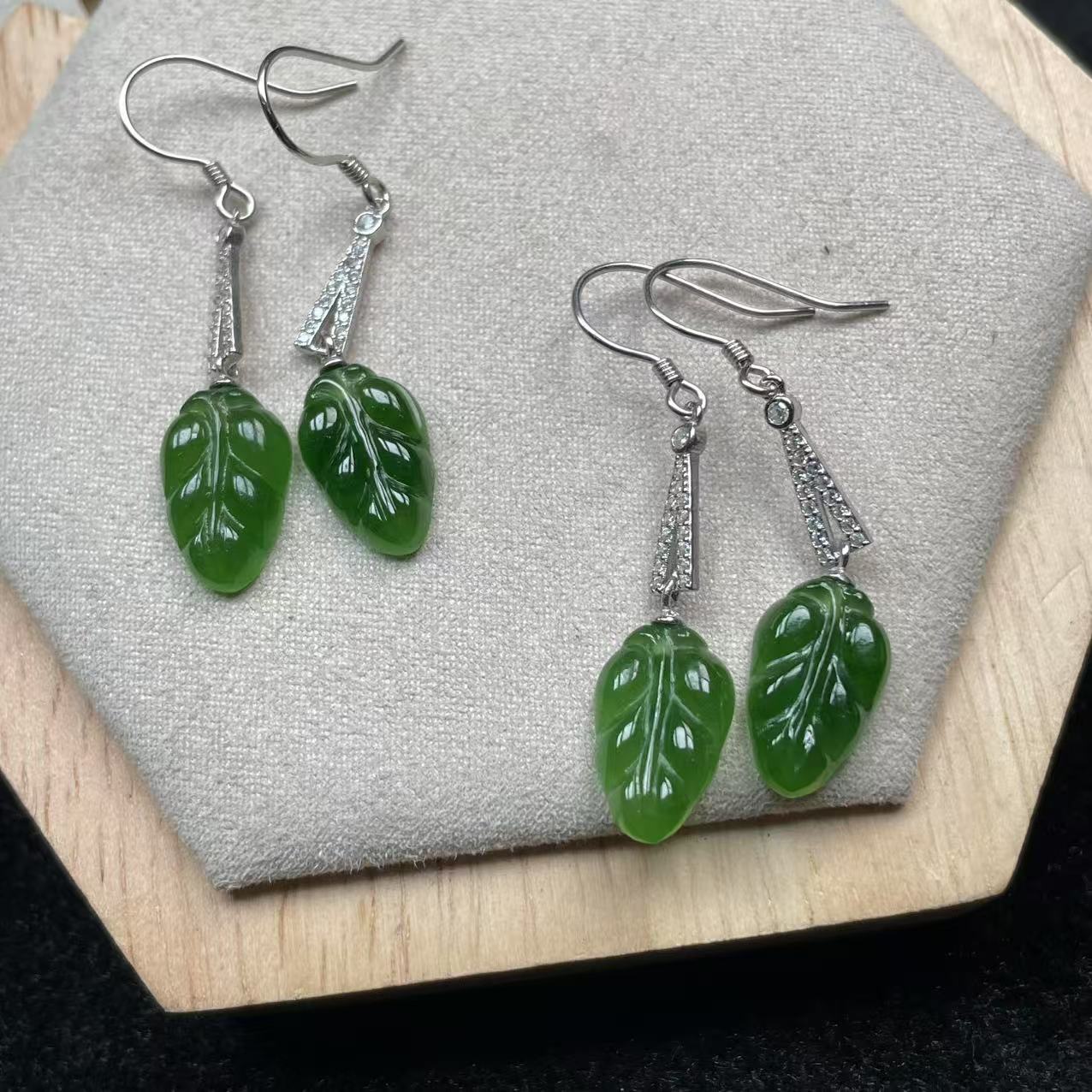 和田玉耳饰-879844T31-3AH28-多样性/发其一