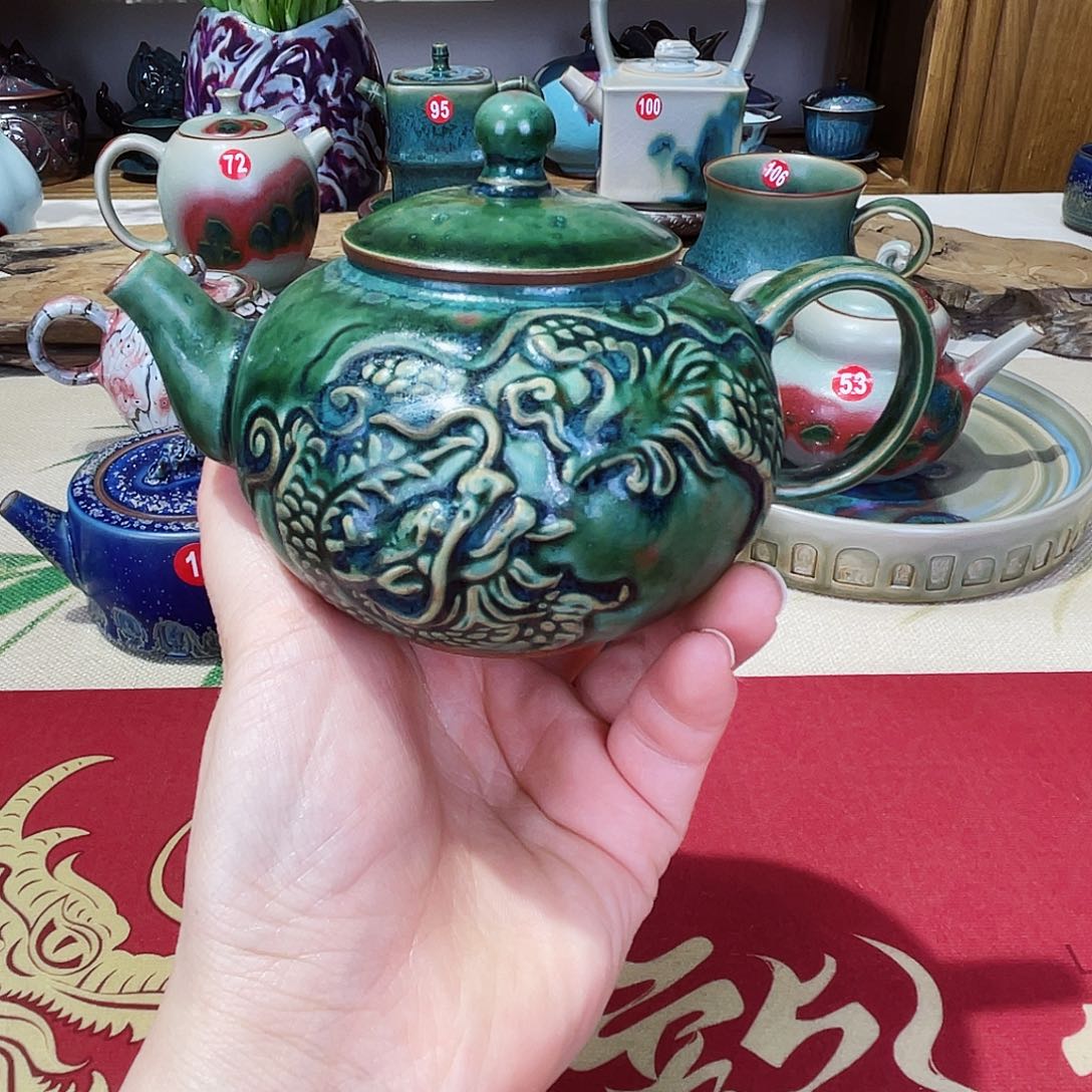 壶禹州钧瓷艺术作品