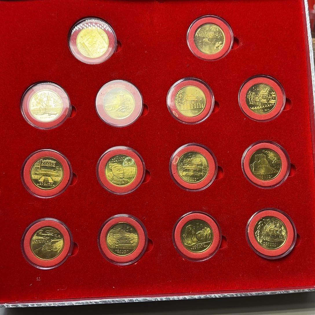 世界文化遗产纪念币套装