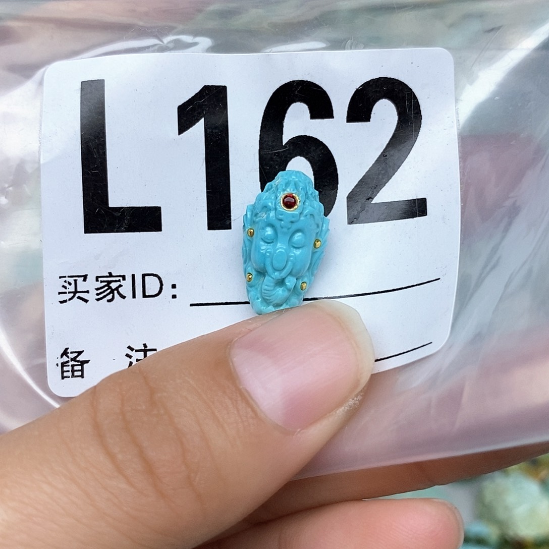 绿松石配饰18K金镶嵌