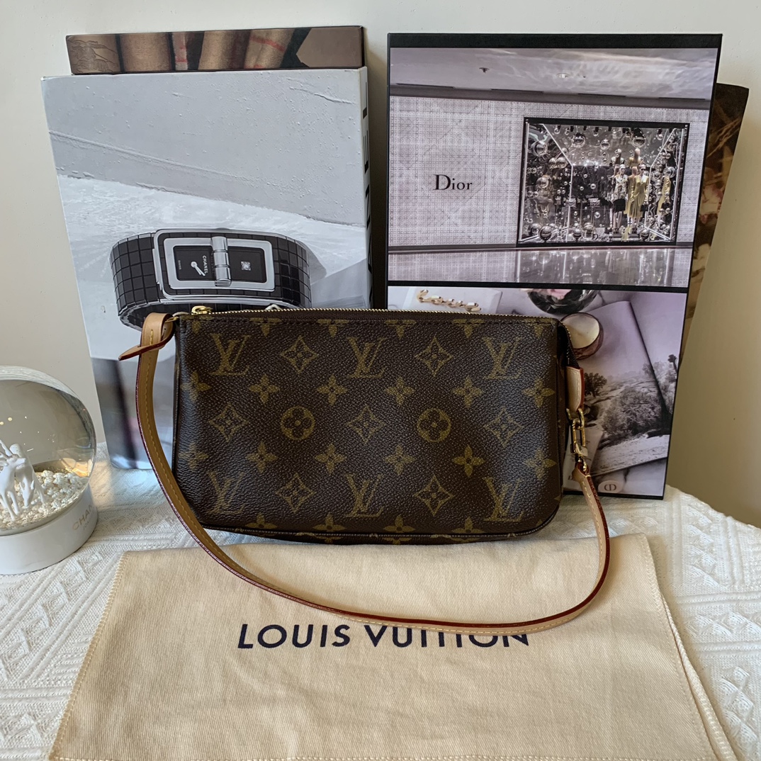 99新 LouisVuitton/路易威登 老花 麻将包 芯片款