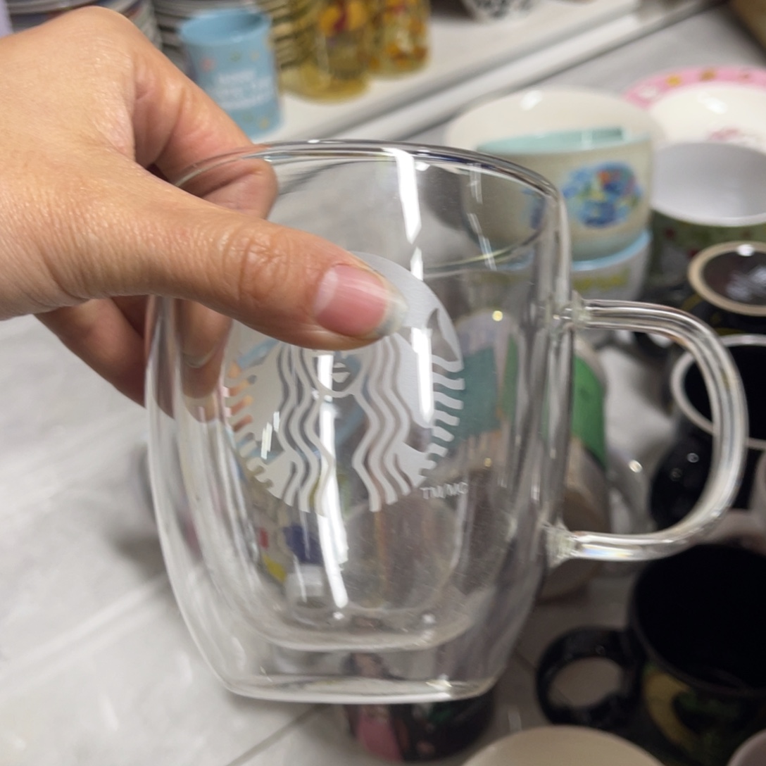 佐***护吸管款水晶玻璃星巴