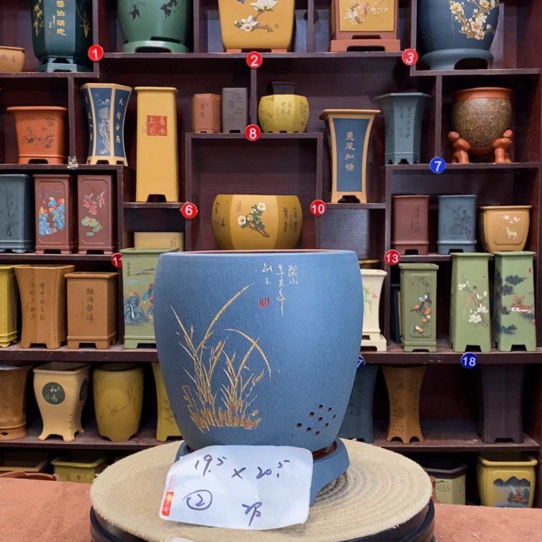 紫砂花盆紫砂茶具
