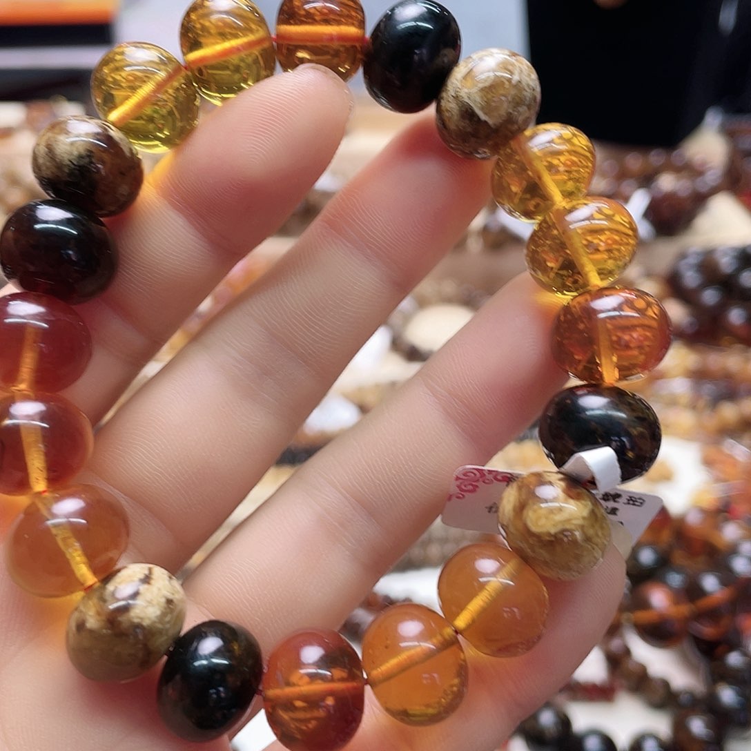 琥珀裸石未镶嵌@*@十三