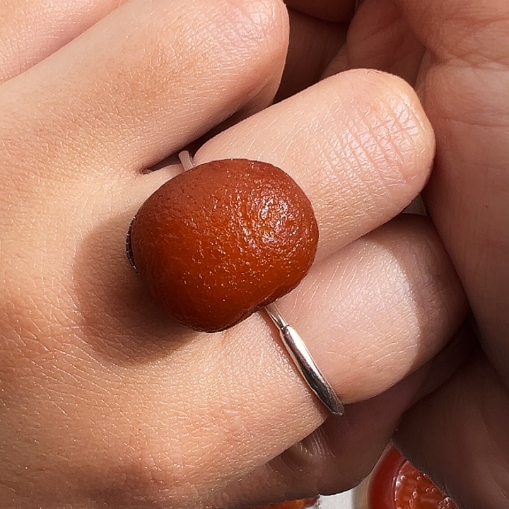 蜜蜡裸石未镶嵌我