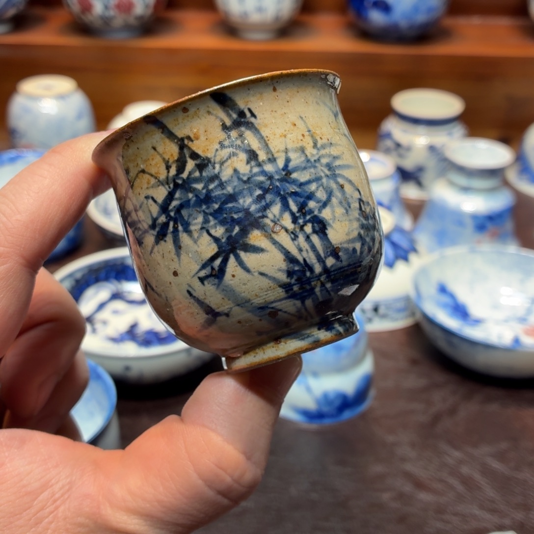 饭***桶景德镇纯手工手绘陶瓷