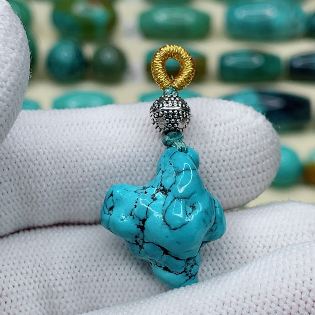 绿松石珠宝奇石未镶嵌