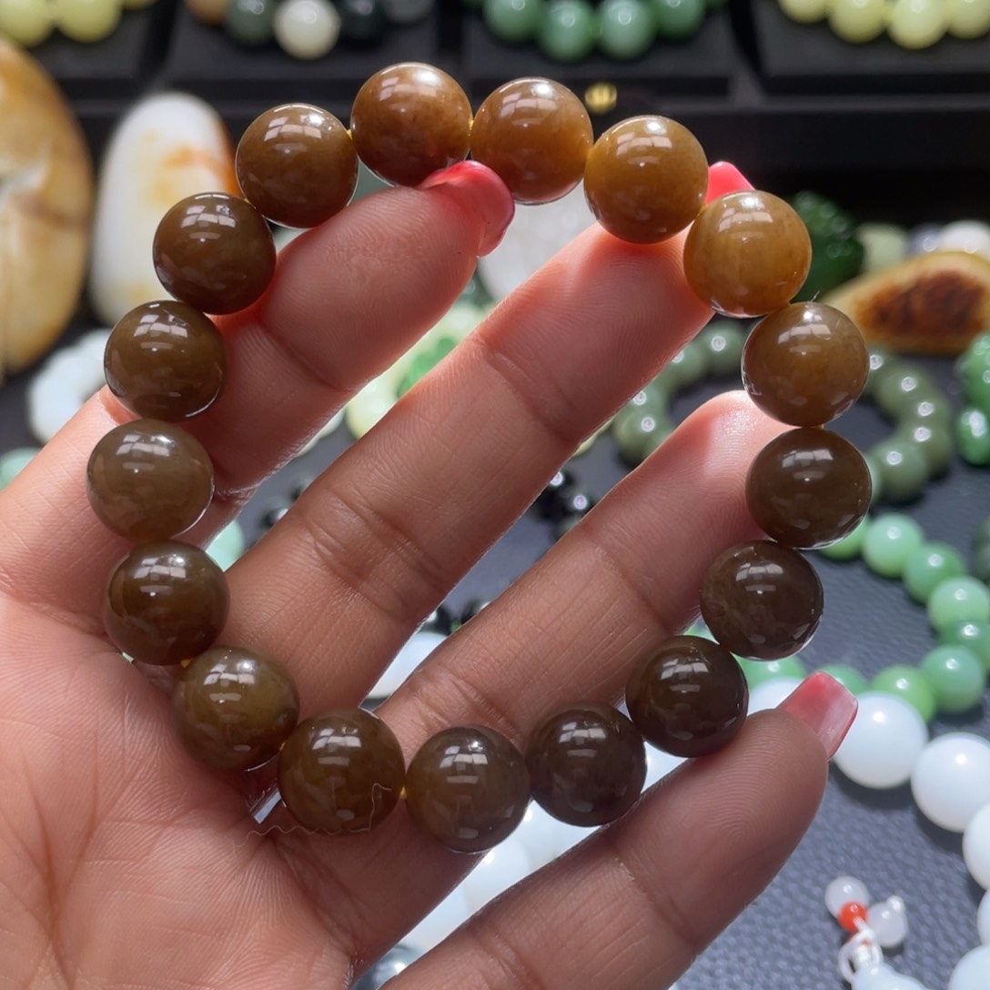 和田玉手串未镶嵌