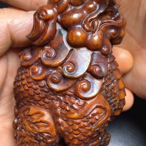 白玉菩提吊坠摆件