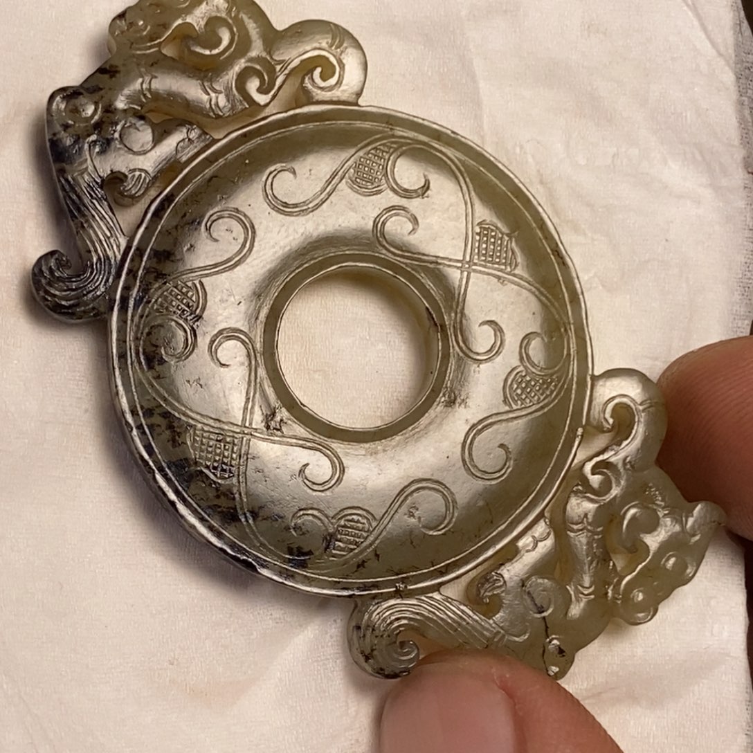 颈饰未镶嵌和田玉奋***蚁