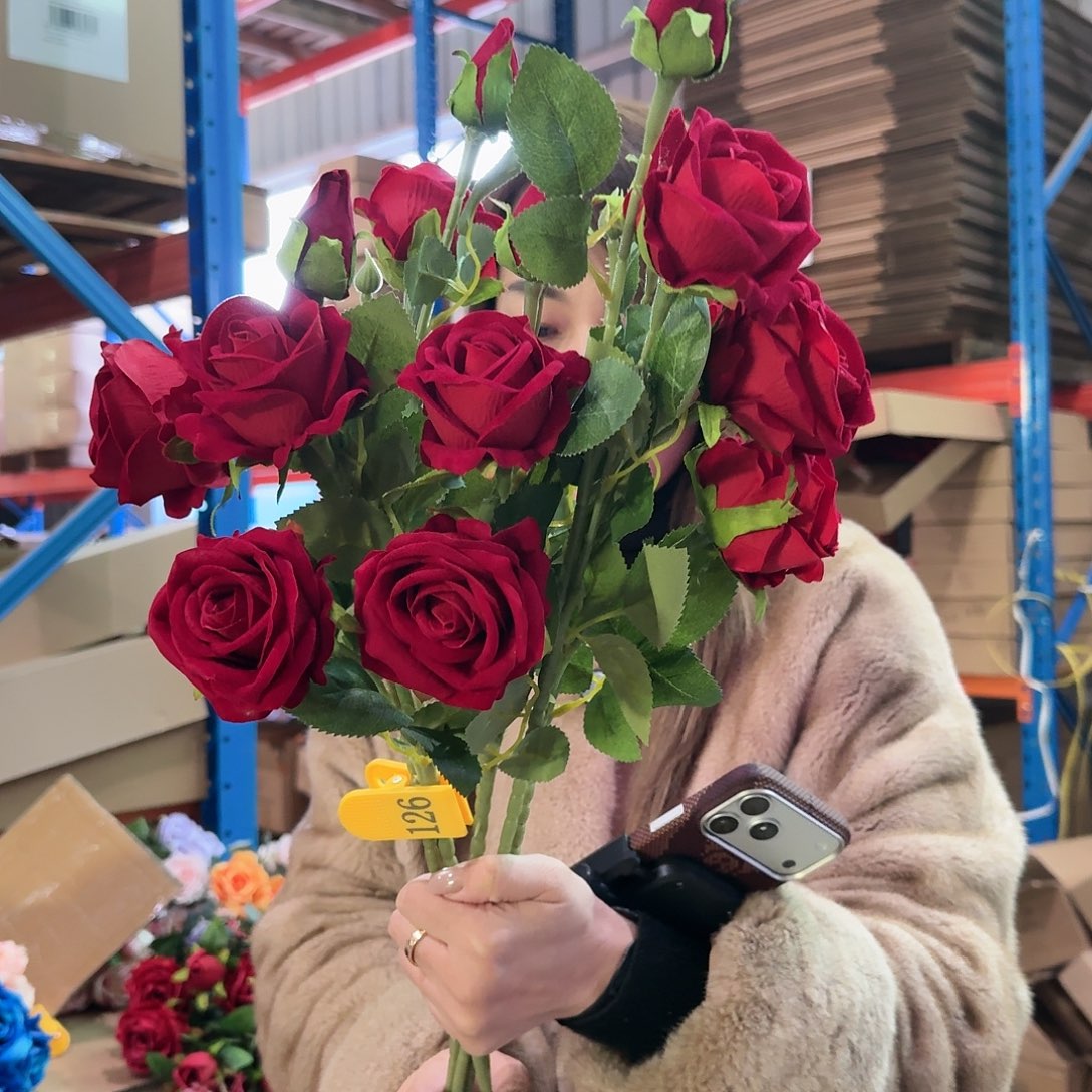 126号「闪购」仿真花，公主请下单