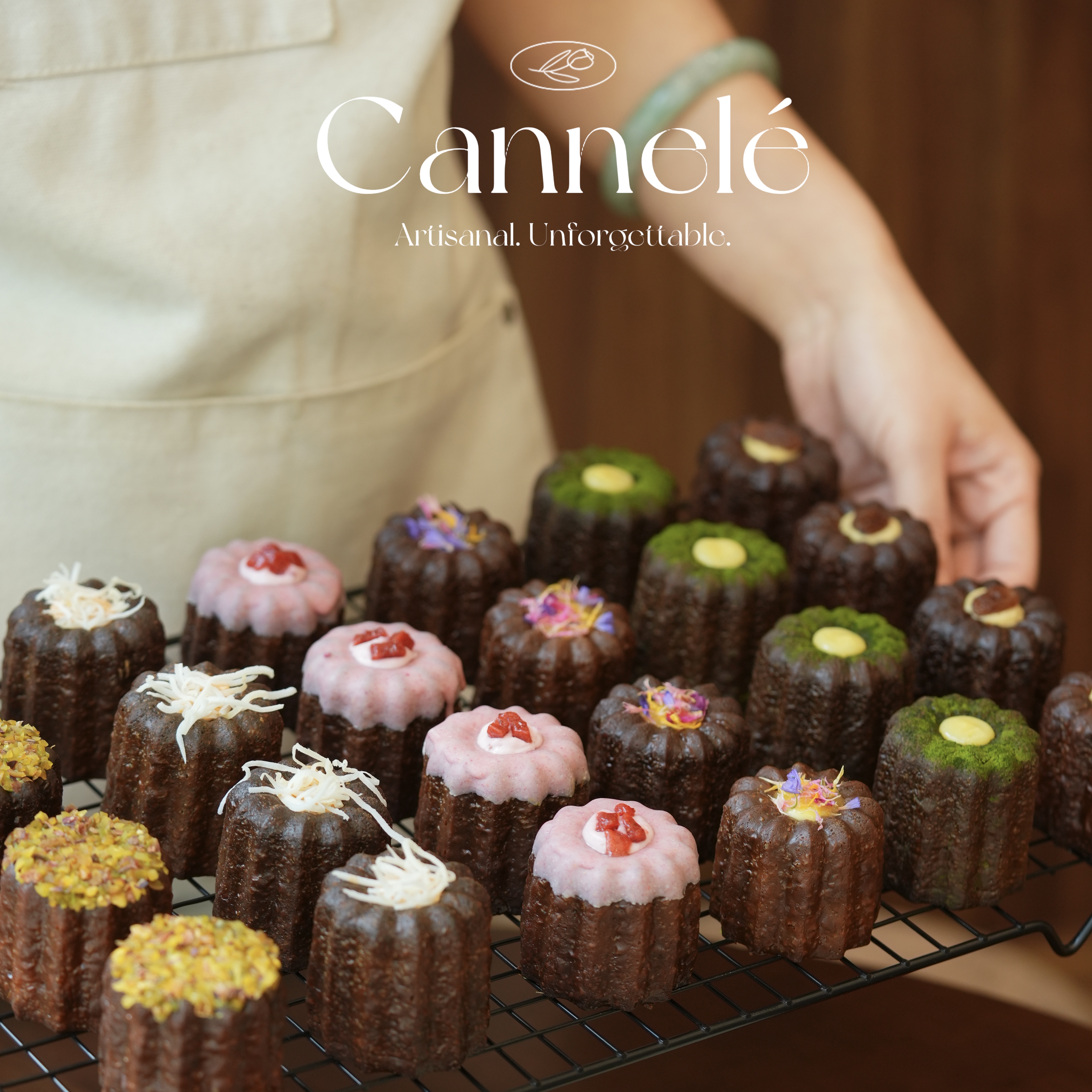 【新年礼物】法式夹心可露丽伴手礼盒-精致高级甜品小蛋糕零食糕点