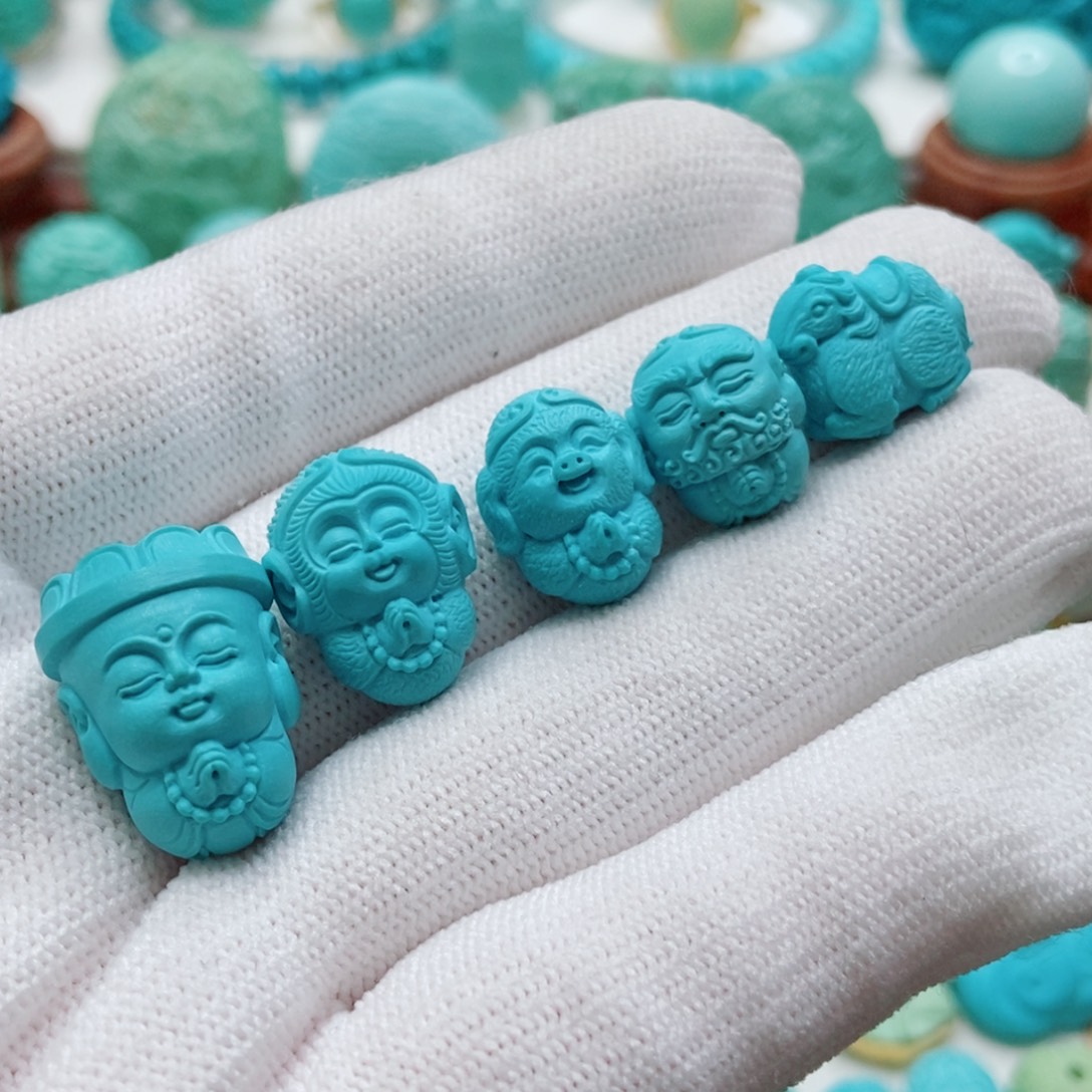 绿松石未镶嵌西游套装