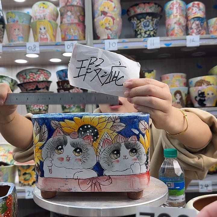 紫砂花盆瑕疵瑕疵793