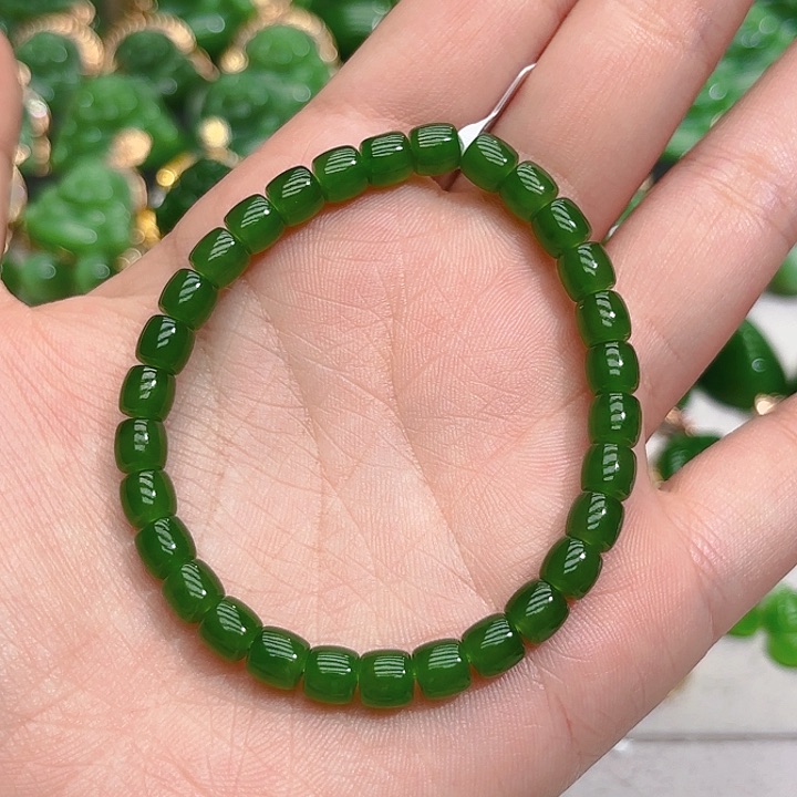 和田玉（碧玉）手串未镶嵌