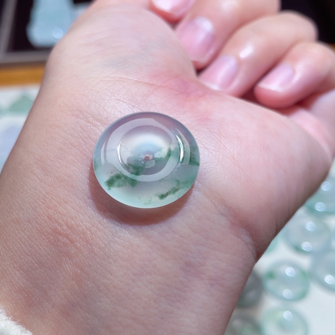 颈饰未镶嵌翡翠扣子