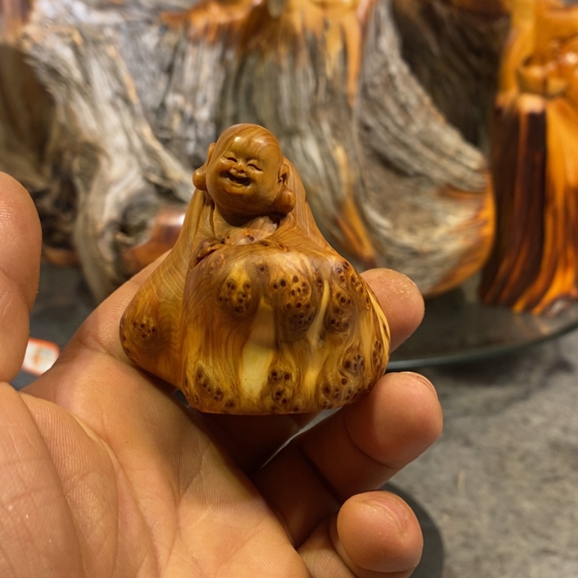 【闪购商品】柏木（崖柏）根雕木雕工艺品摆件家居手把件