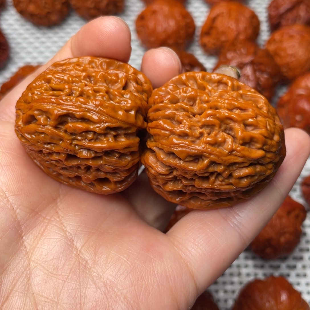 桃核吊坠文玩核桃 手把件 南将石 38