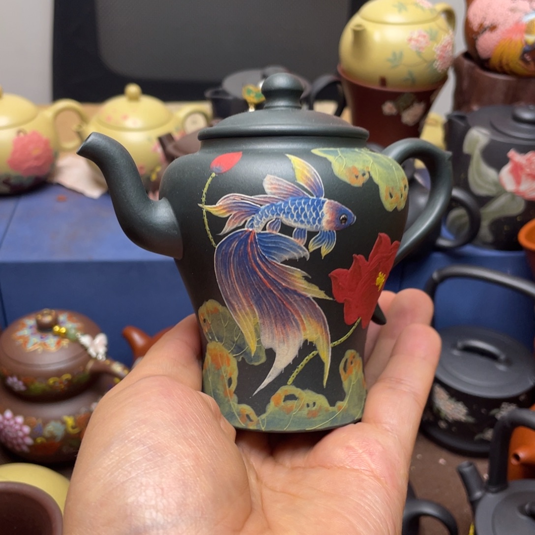 ʚ***ɞ茶杯紫泥紫砂茶壶150cc