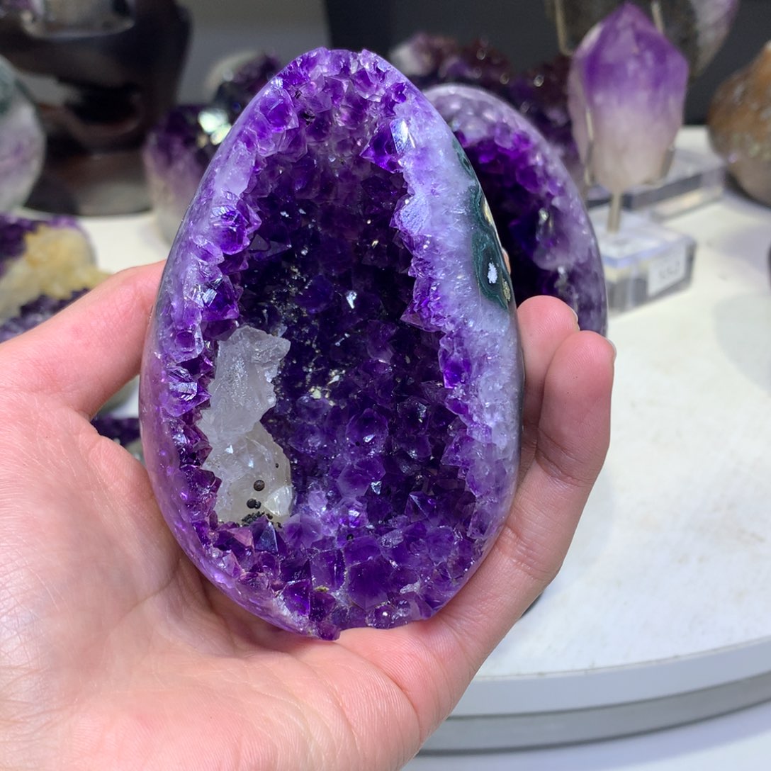 未镶嵌大型摆件（非配饰）紫晶?***安紫晶