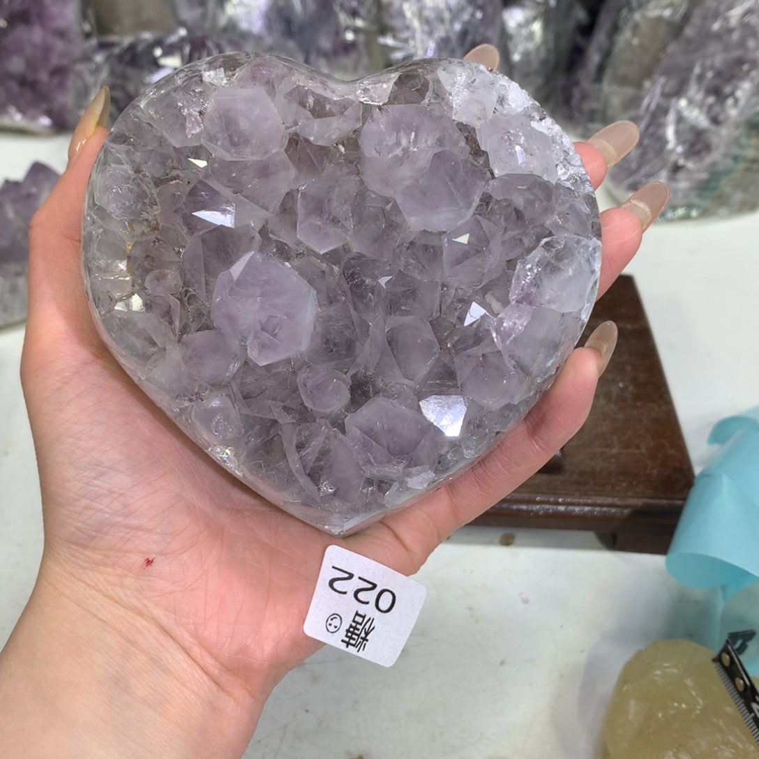 紫晶摆件未镶嵌水晶