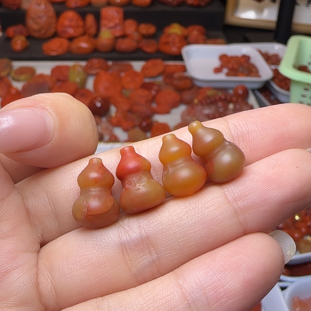 南红玛瑙未镶嵌吊坠(不含链)
