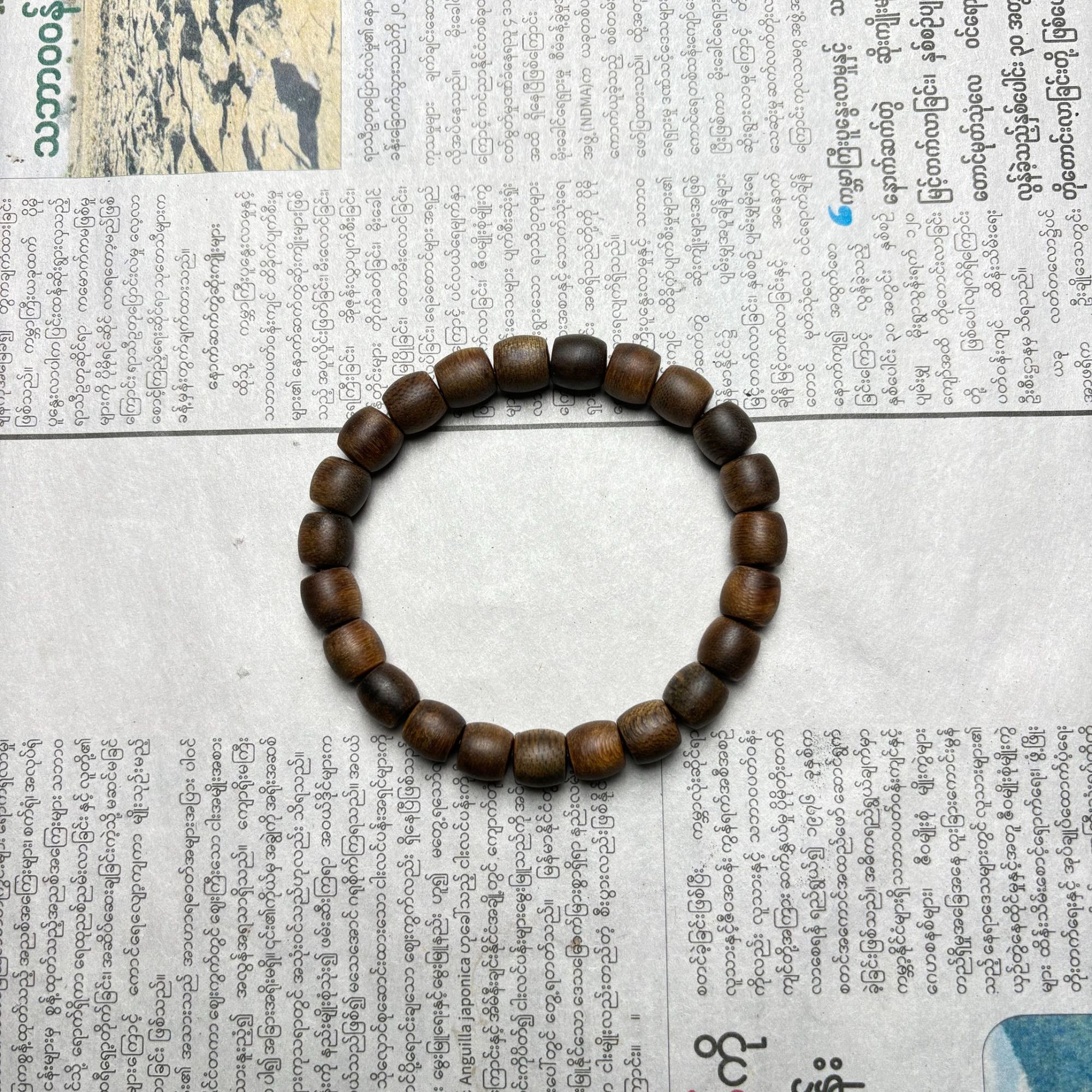 XDZYN25 莺歌绿棋楠沉香单圈手串（多样性发货）