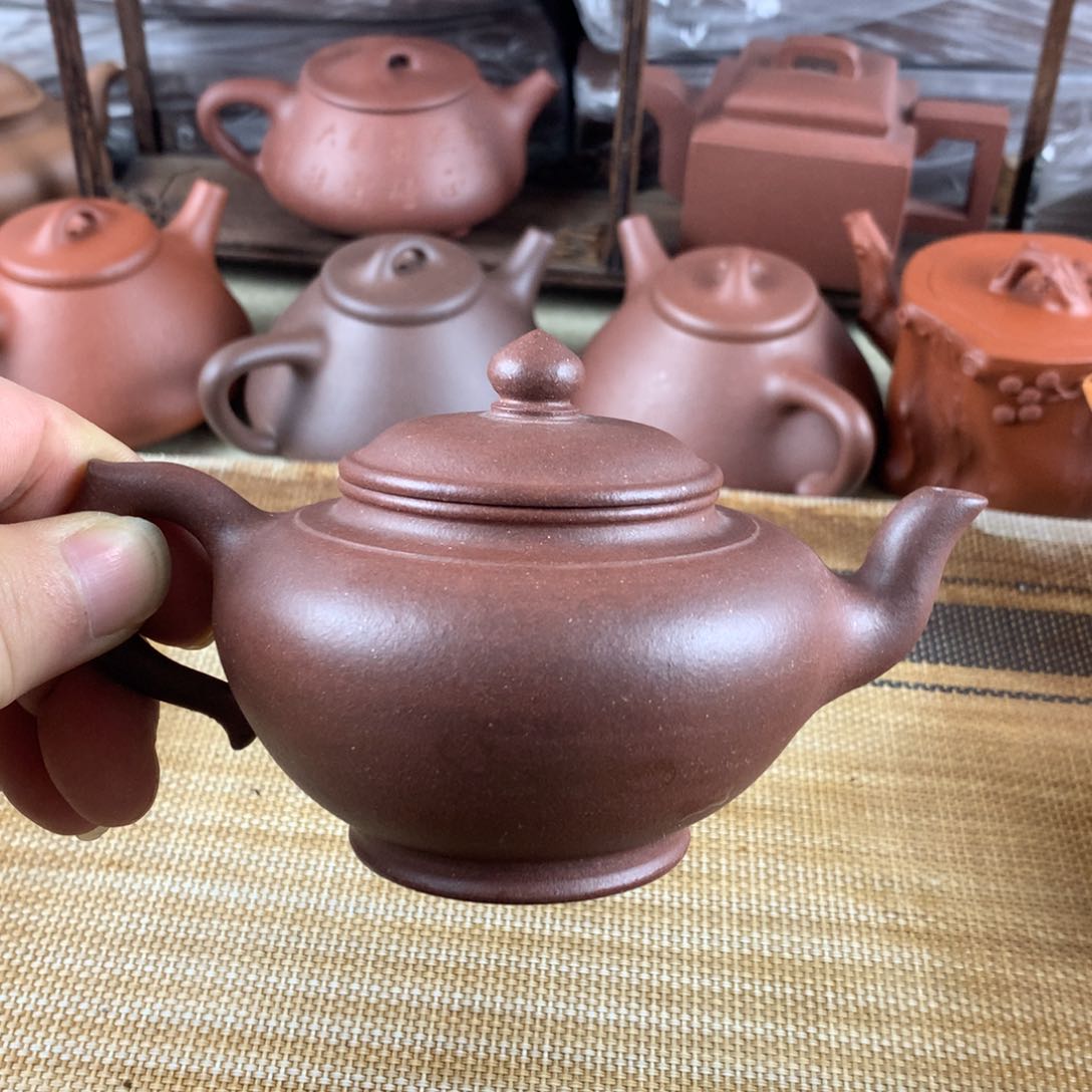 紫砂茶壶底槽清老块全手工