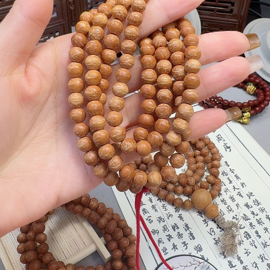 凤眼菩提手串壹*烟国产酸枣核