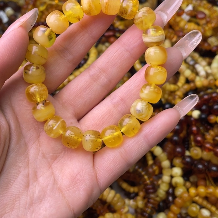 琥珀未镶嵌珠宝奇石