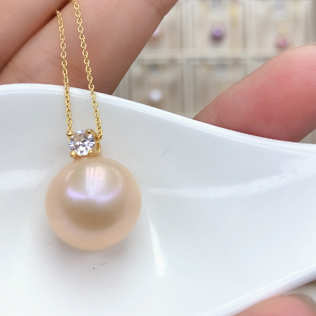 淡水珍珠颈饰合金