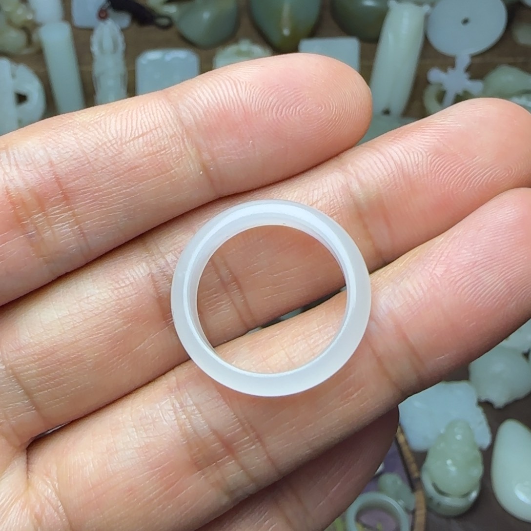 和田玉挂件未镶嵌卡18.4